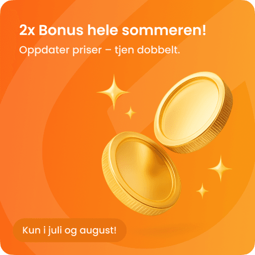 2x BONUS hele sommeren